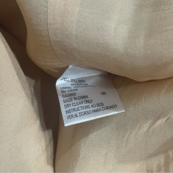 Tahari Multicolor Batik Print Shift Dress Linen Blend Mini Women’s Size 8 - Picture 9 of 12